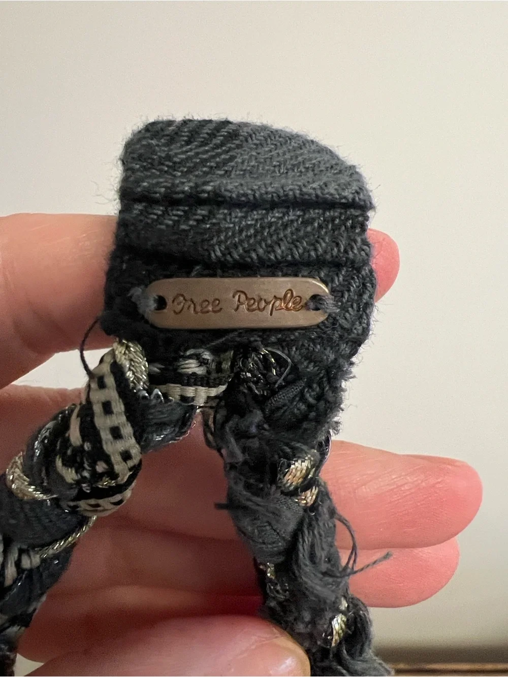 Y2K Free People ✨Braided Fabric Headbands - set of 2